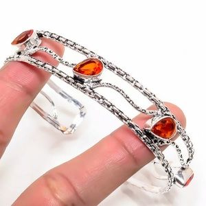 Honey Citrine Gemstone Handmade 925 Silver